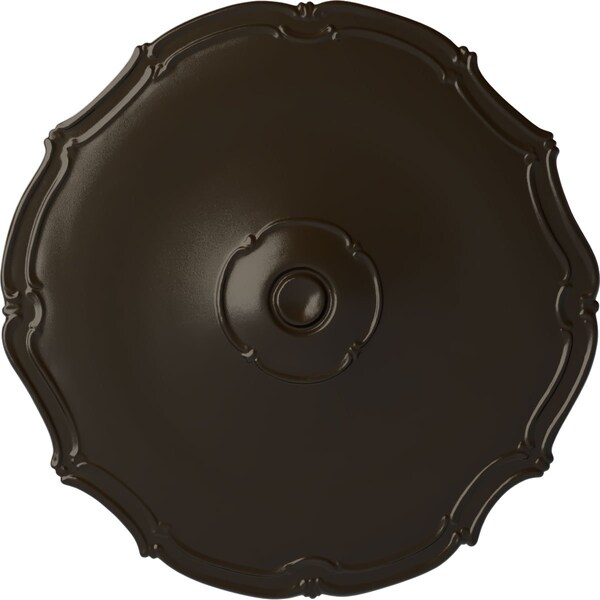 Ekena Millwork Pompeii Ceiling Medallion (Fits Canopies up to 2"), Hand-Painted Stone Hearth, 18 7/8"OD x 1 1/2"P CM18POSHF - main